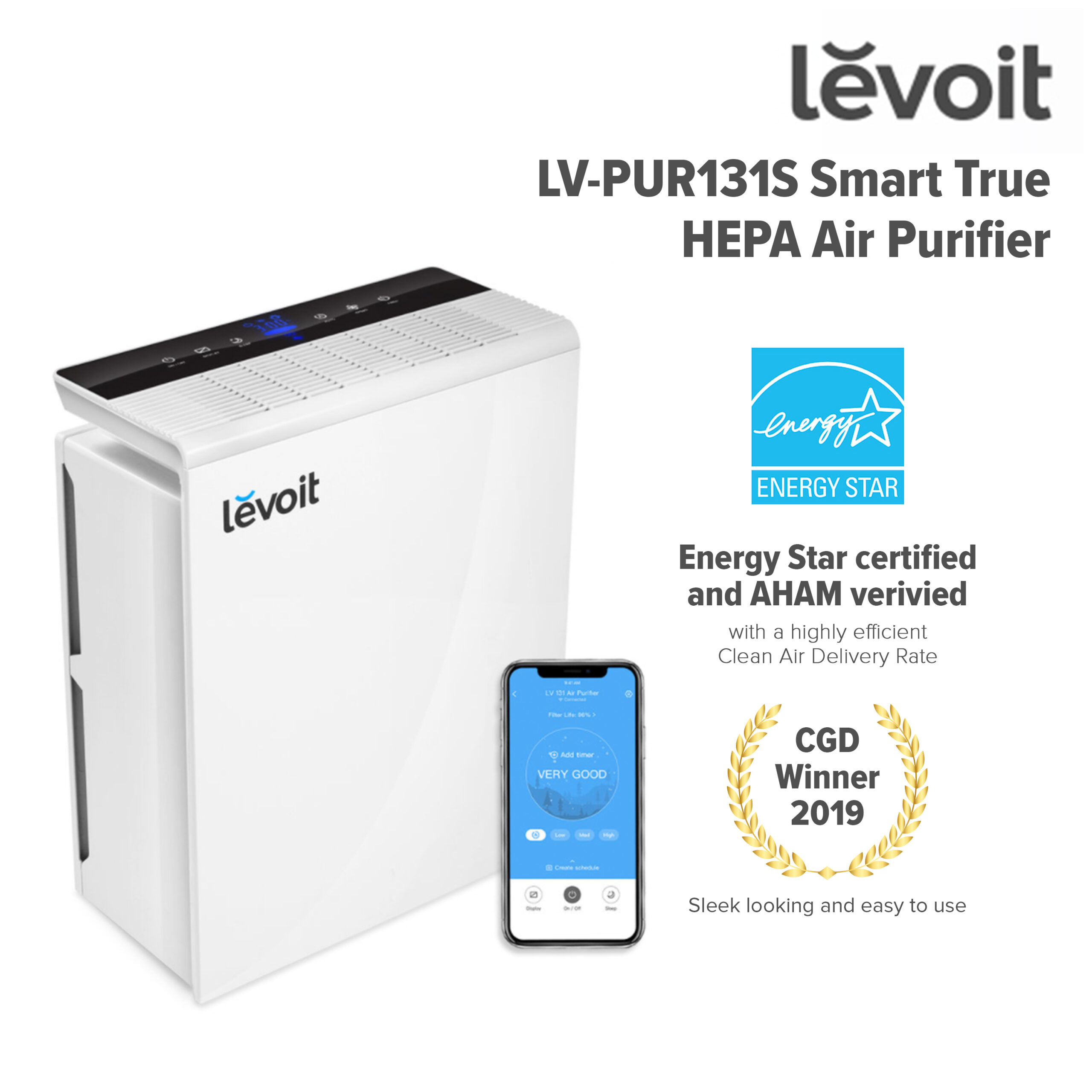 LEVOIT-LV-PUR131 True HEPA Air Purifier